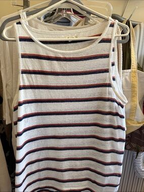 Madewell linen blend tank